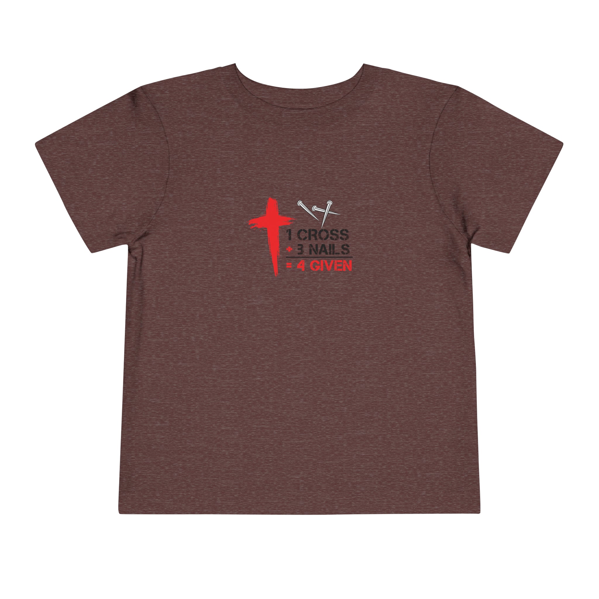 1Cross 3Nails 4Given Toddler Tee Printify