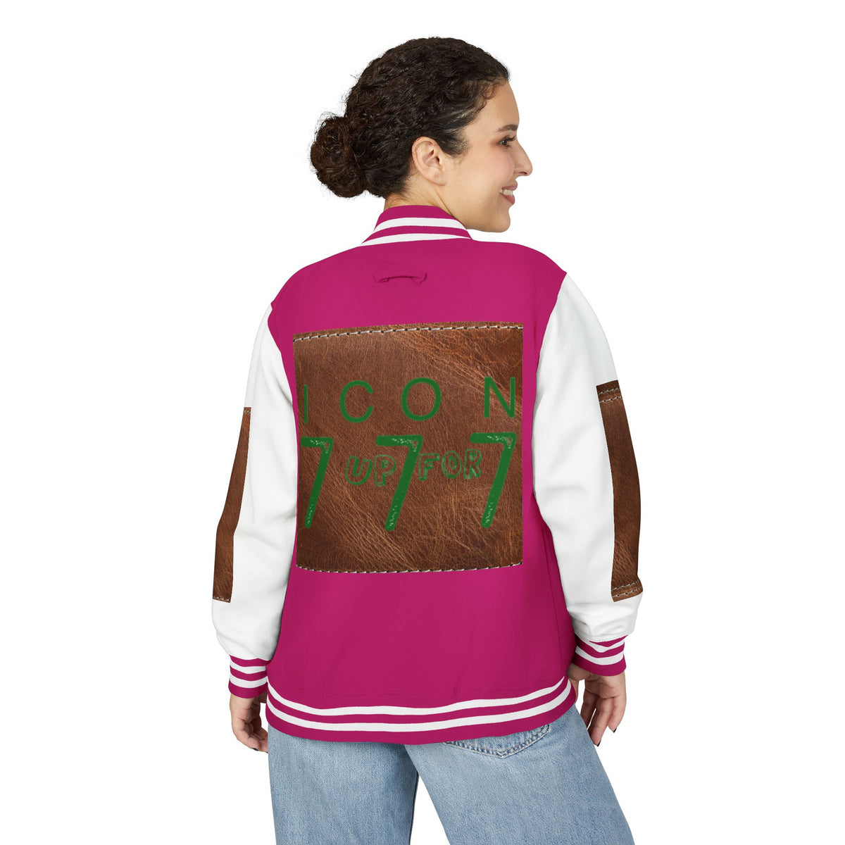 Letterman Jacket Icon Up for 777 Unisex Heavyweight