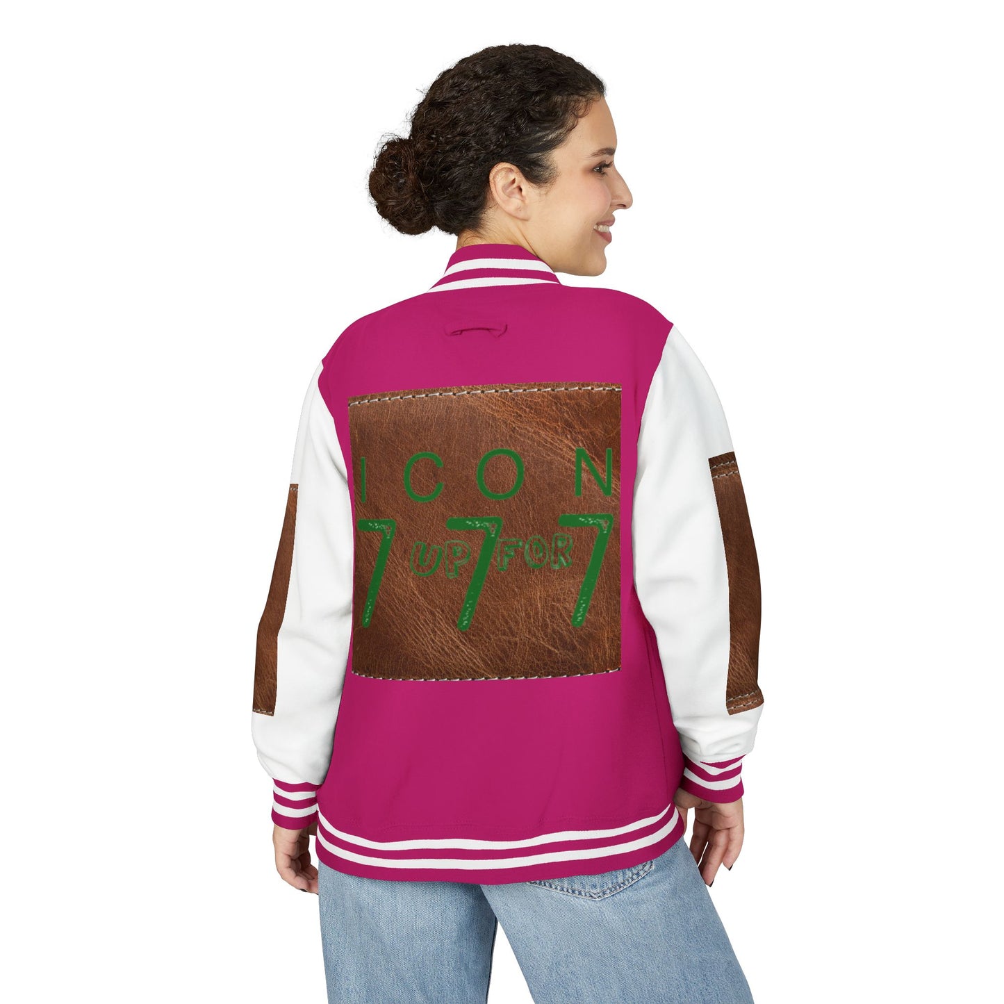 Letterman Jacket Icon Up for 777 Unisex Heavyweight