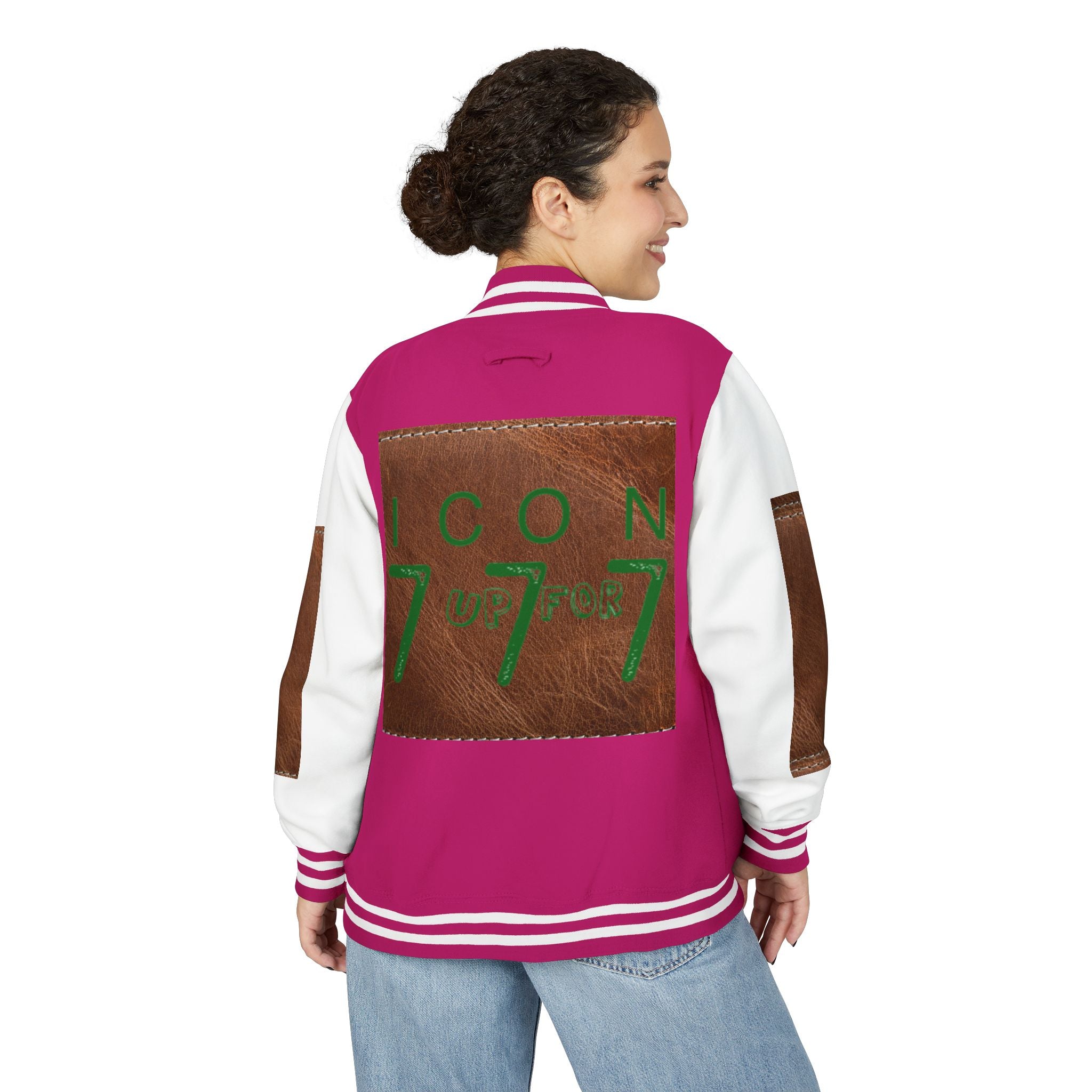 Letterman Jacket Icon Up for 777 Unisex Heavyweight