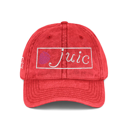 Embroidered Vintage Cap - Juic Cap Design