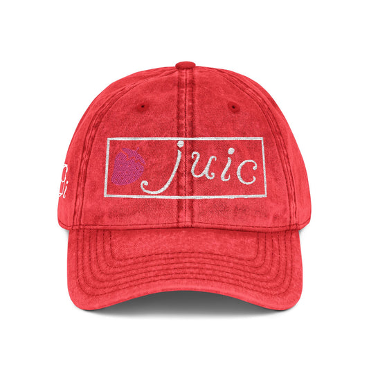 Embroidered Vintage Cap - Juic Cap Design