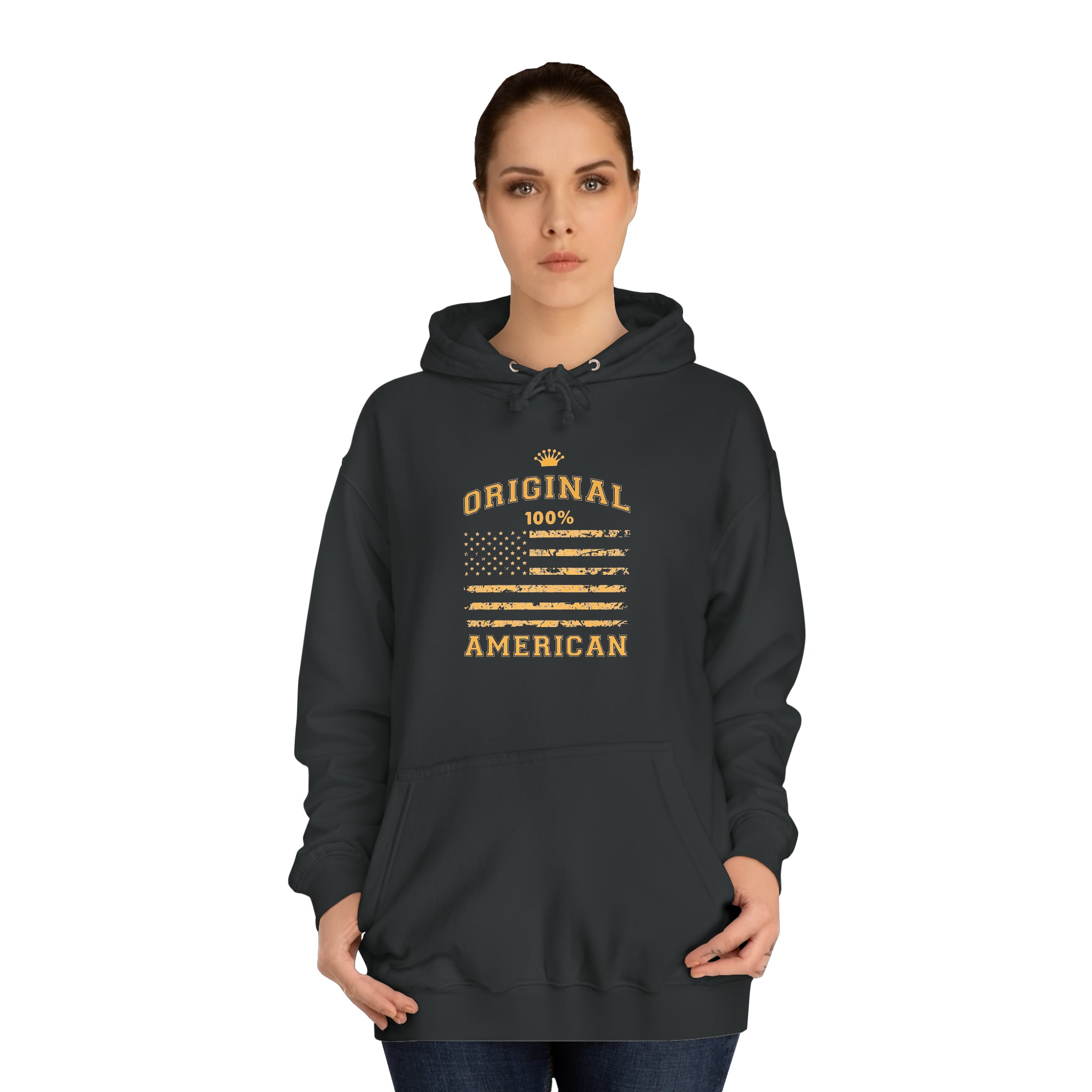 Sweat à capuche unisexe original 100% américain 