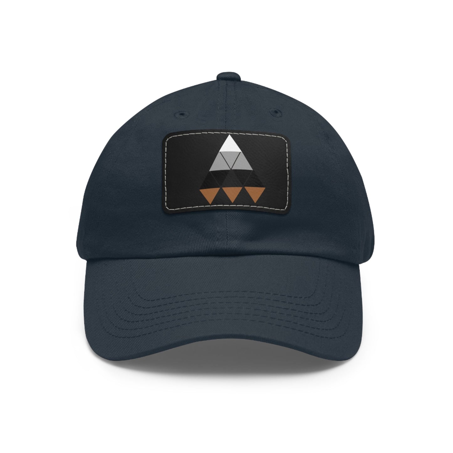 Stylish Dad Hat with Leather Patch - Adjustable Cap for Outdoor Adventures, Gift for Dad, Summer Fashion, Casual Look, Unique Accessory Printify