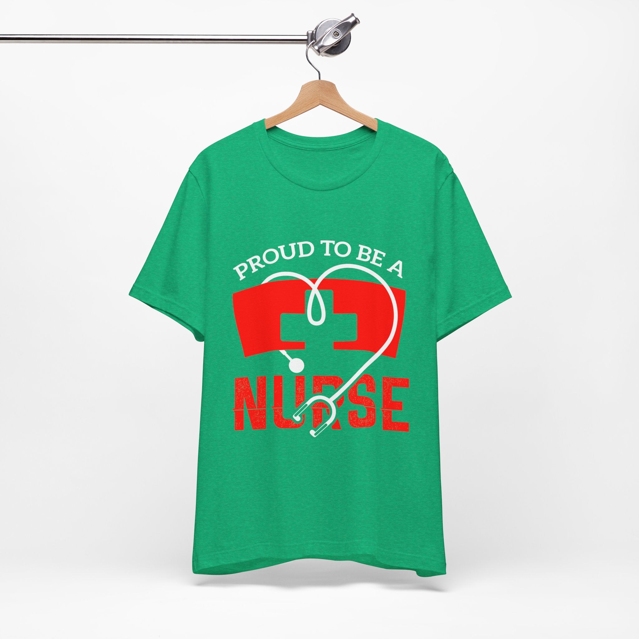 Fier d’être un tee-shirt unisexe infirmière 