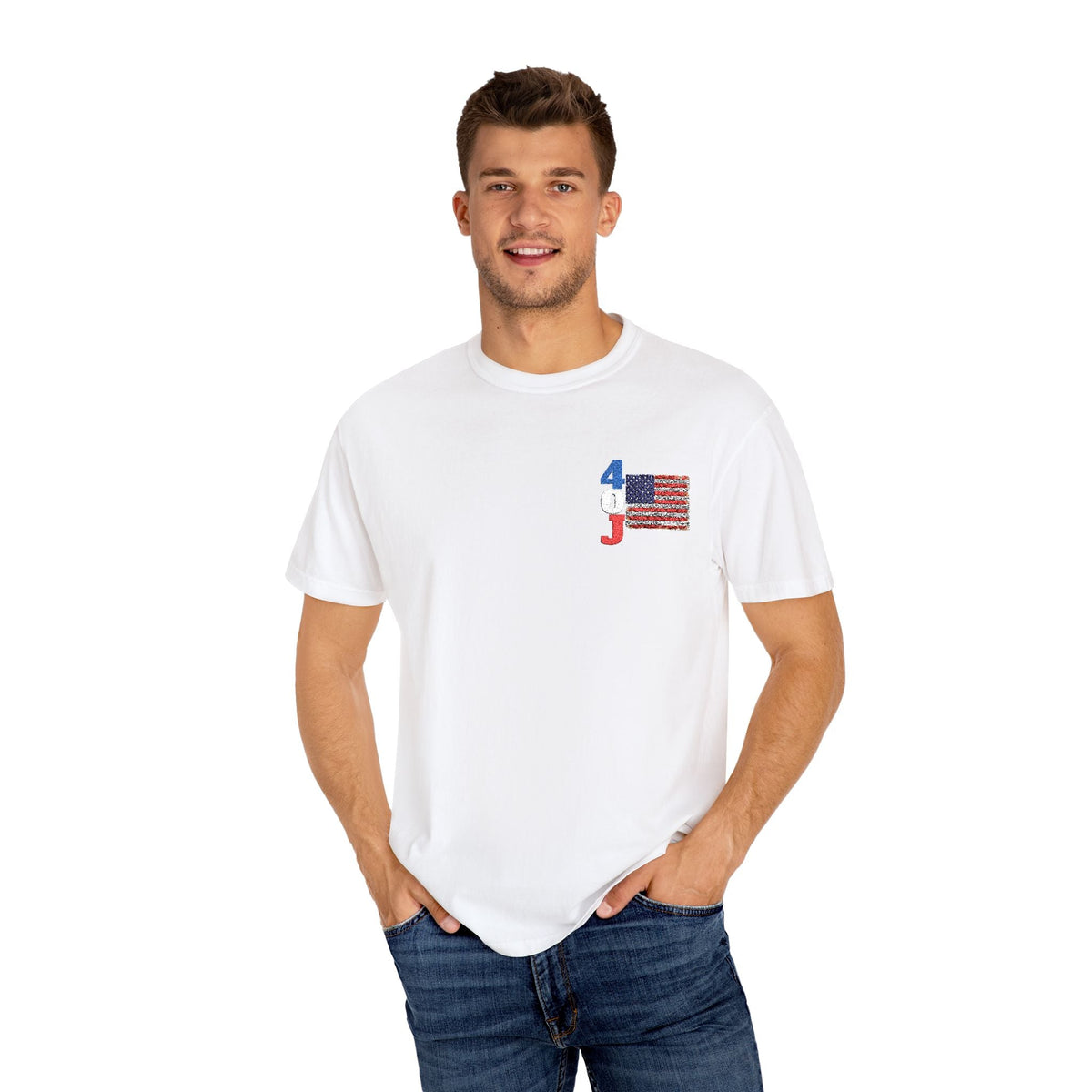 4th of July Garment-Dyed T-shirt Printify