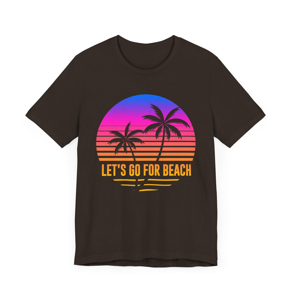 Allons-y pour la plage Tee-shirt unisexe 