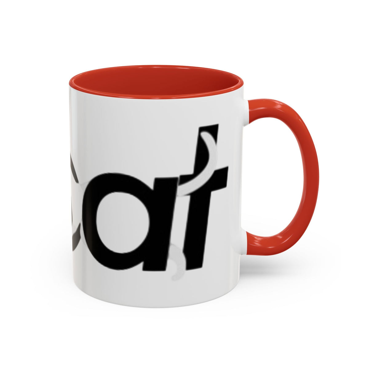 Playful Cat Accent Coffee Mug - 11oz & 15oz - Perfect for Cat Lovers Printify