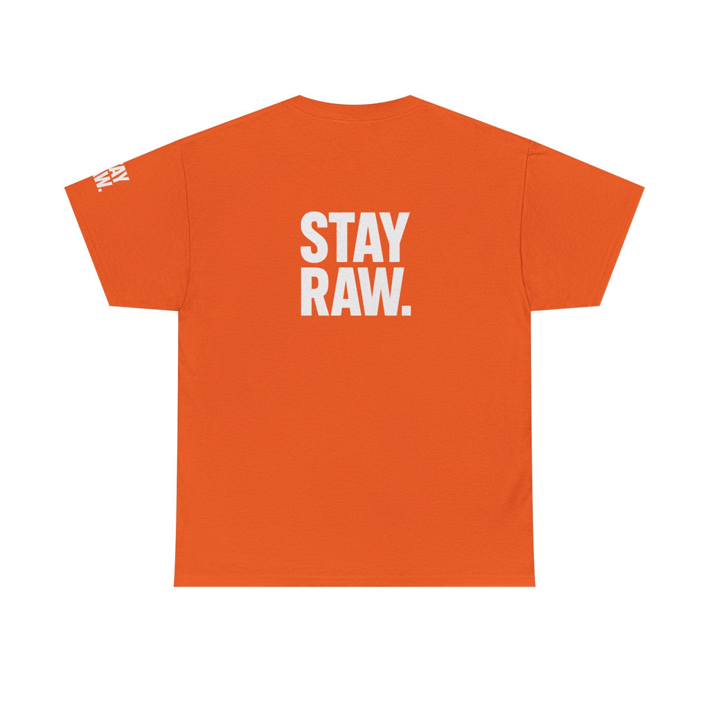 Raw Energy Unisex Tee - Stay Raw, Casual Wear, Street Style, Everyday Outfit, Graphic Tee, Gift for Him/Her Printify