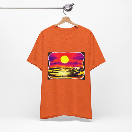 RCNSONS Unisex Short Sleeve Sunset Tee