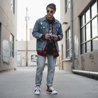 High Top Sneakers - Off To Gym Design Printify