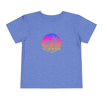 T-shirt Allons-y pour la plage pour tout-petit 