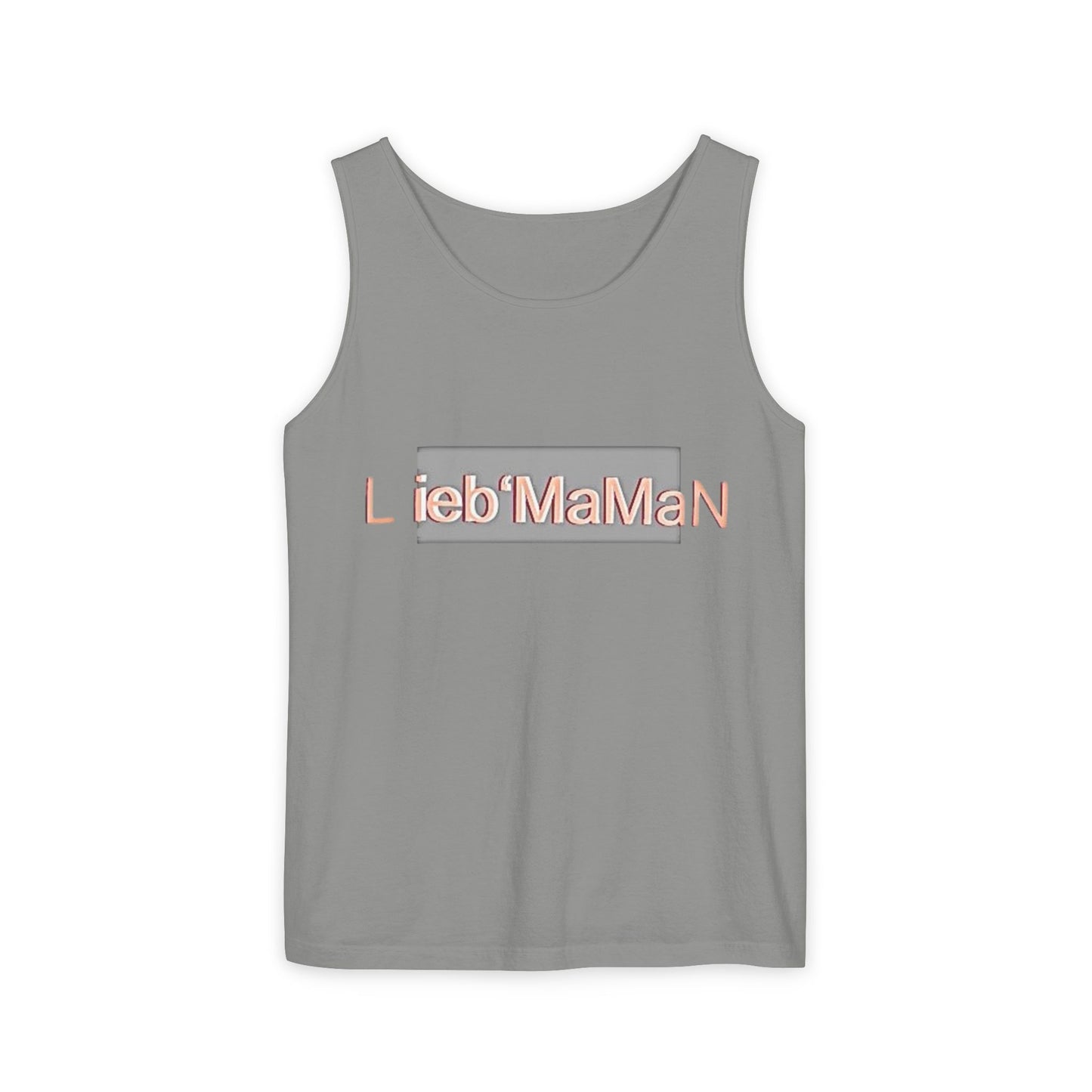 Lieb'MaMan Unisex Garment-Dyed Tank Top - Stylish and Comfortable Summer Wear