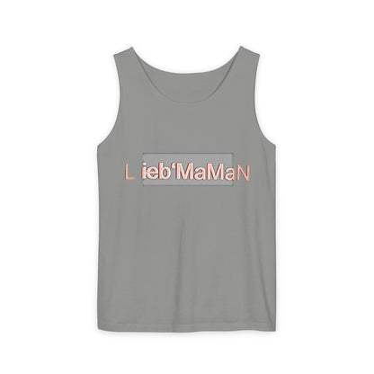 Lieb'MaMan Unisex Garment-Dyed Tank Top - Stylish and Comfortable Summer Wear