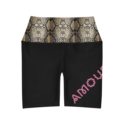 Amourös High Waisted Yoga Shorts