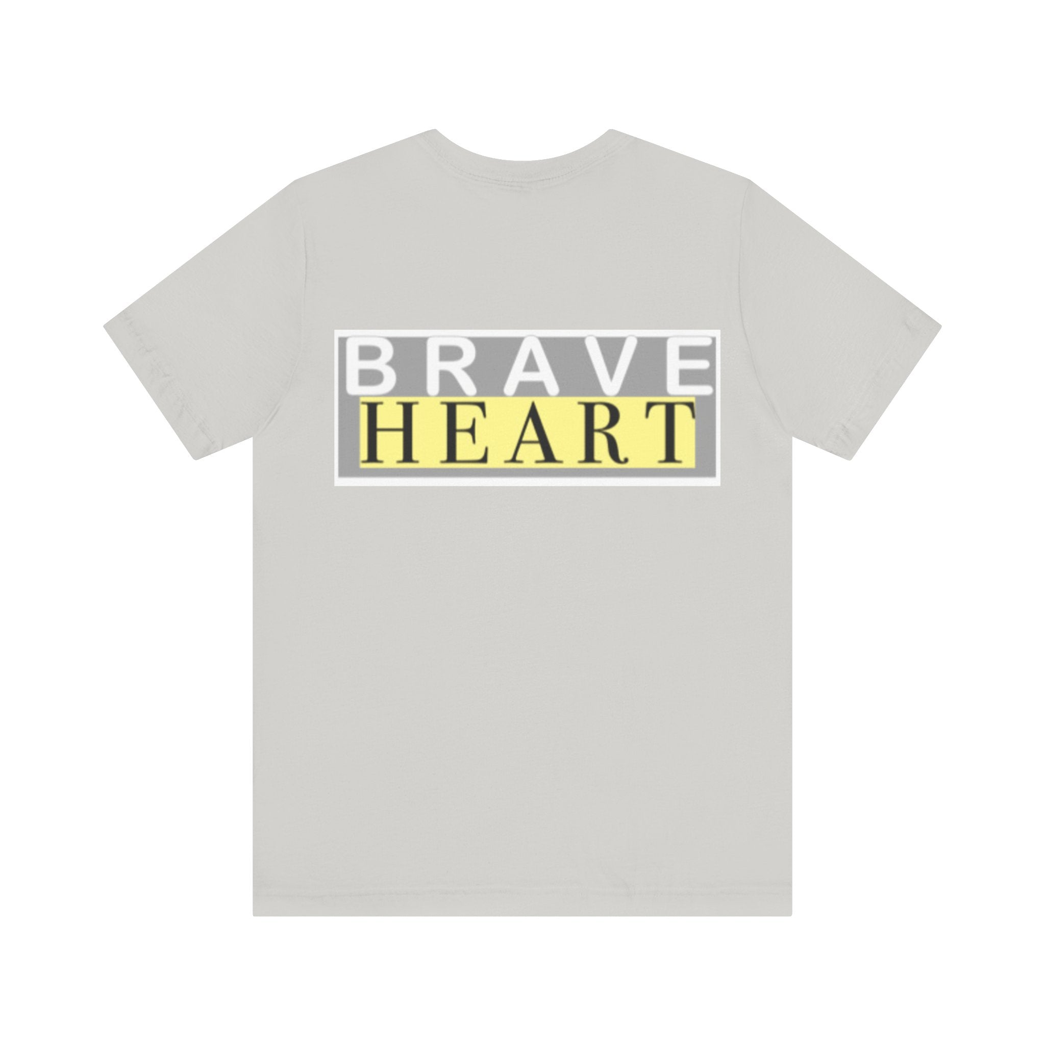 Brave Heart Unisex Tee, Inspirational T-Shirt, Gift for Champions, Casual Wear, Motivational Apparel
