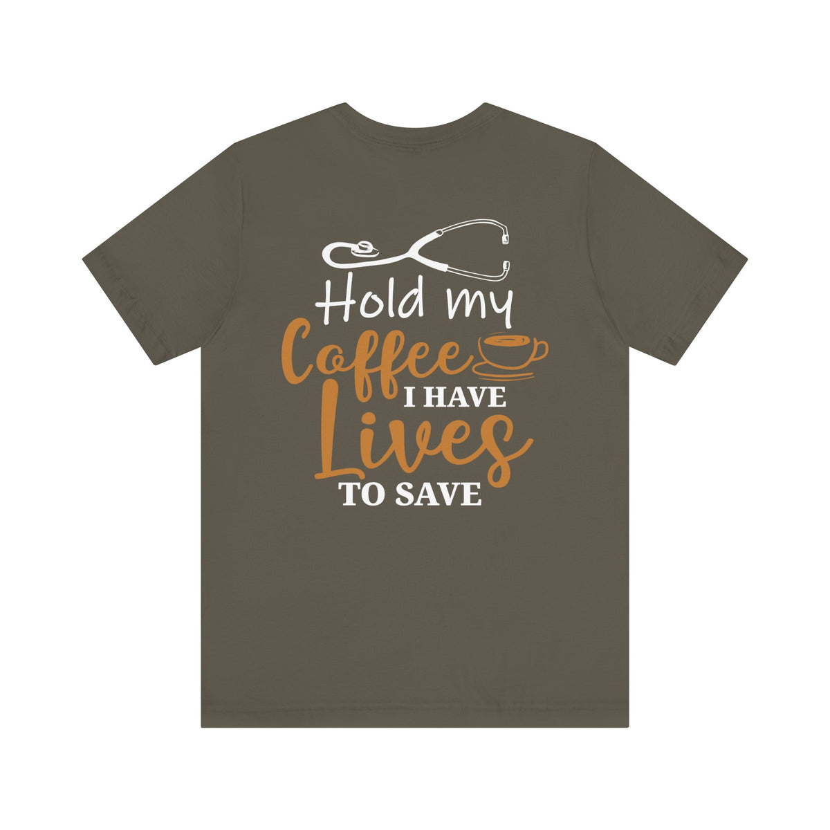 Unisex Hold My Coffee Short Sleeve Tee
