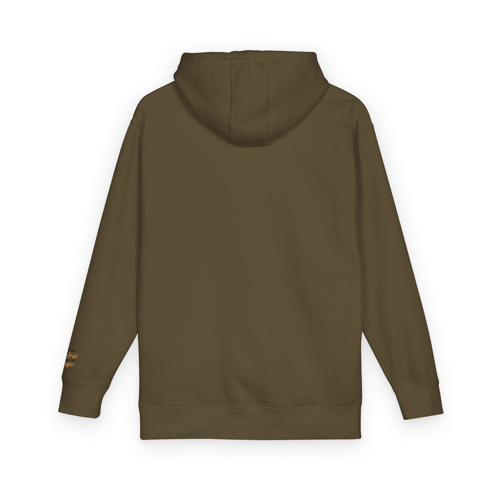 Religious Fleece Hoodie - Walking with the Lord Printify