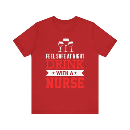 Sentez-vous en sécurité la nuit, buvez un tee-shirt unisexe 