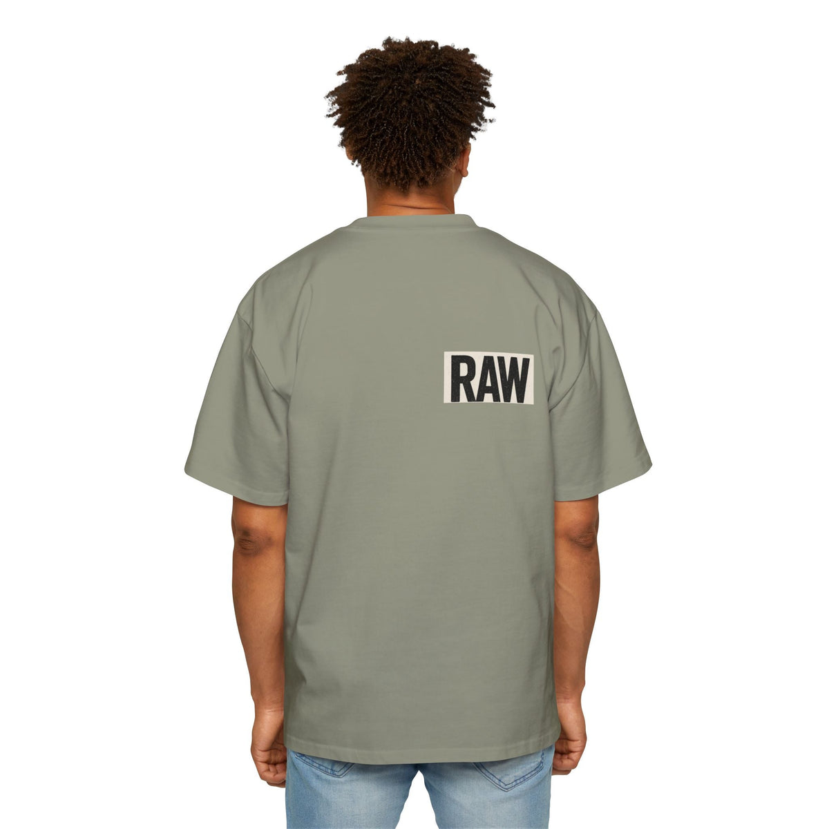 Men's Heavy Oversized Tee - Casual Streetwear, Summer Essential, Graphic T-Shirt, Gift for Him, Trending Fashion Printify