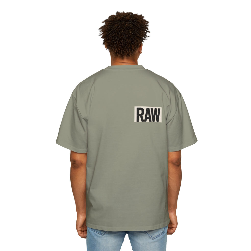 Men's Heavy Oversized Tee - Casual Streetwear, Summer Essential, Graphic T-Shirt, Gift for Him, Trending Fashion Printify