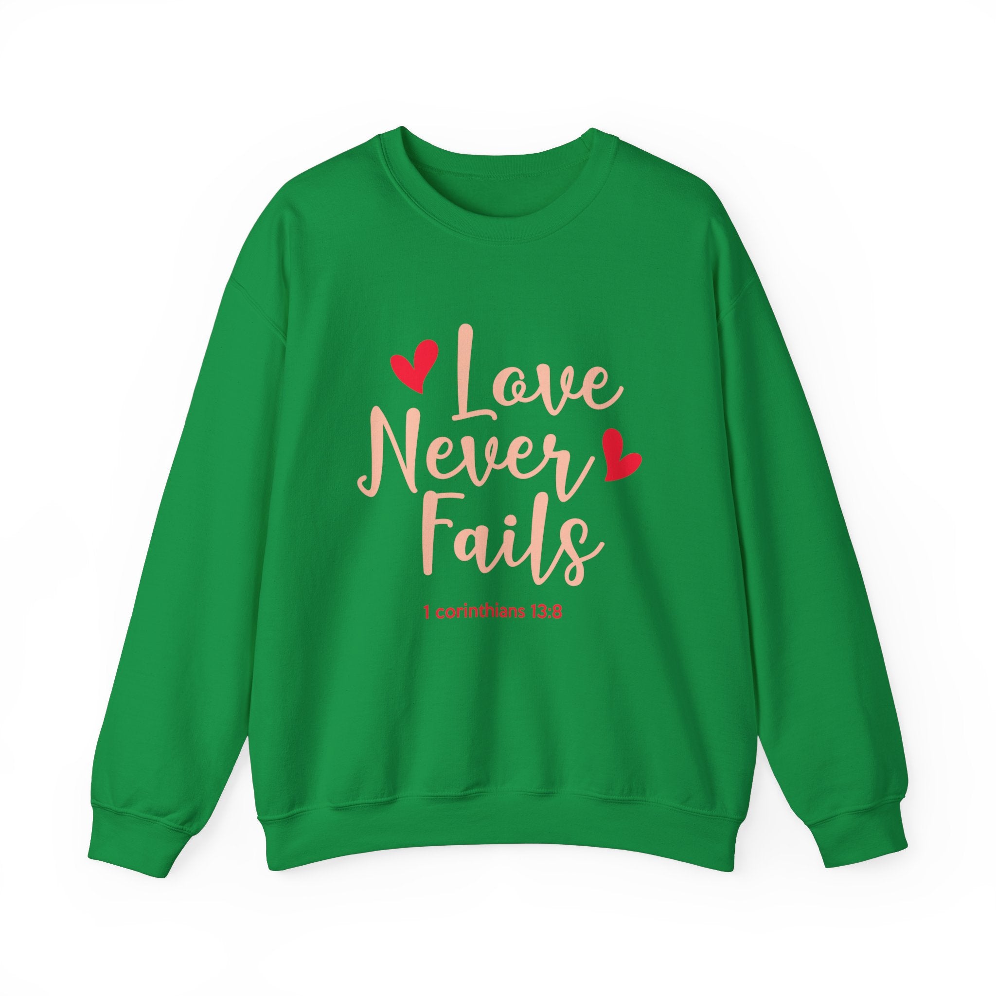 L’amour n’échoue jamais Sweatshirt unisexe 
