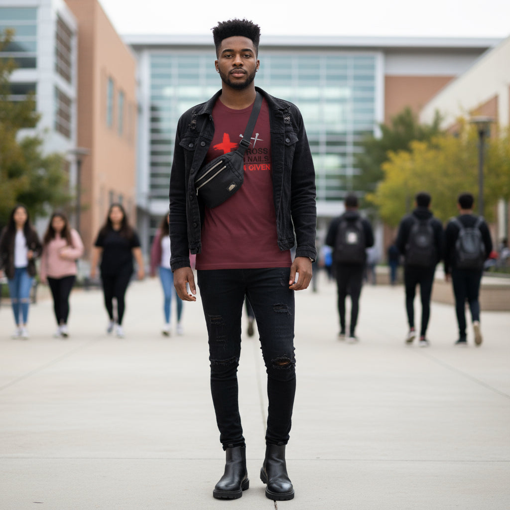 1 Cross +3 Nails =Four Unisex Tee - RC’nSONS