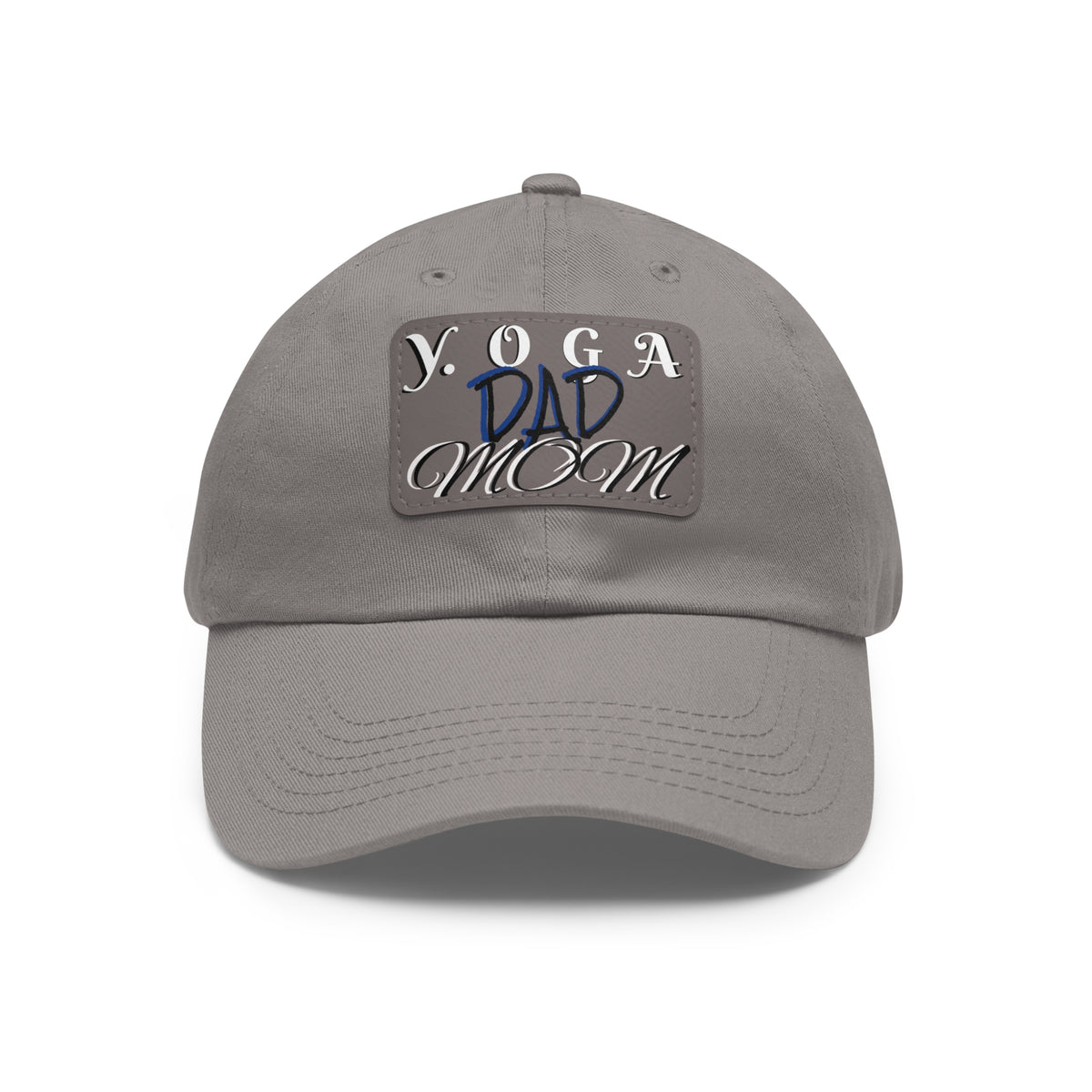 Yoga Dad Hat with Leather Patch