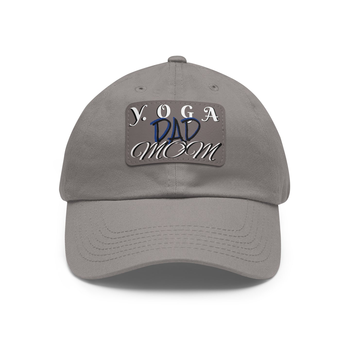 Yoga Dad Hat with Leather Patch