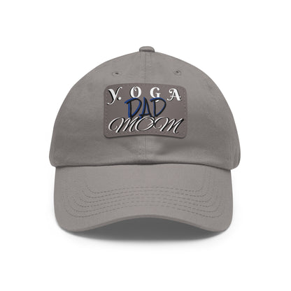 Yoga Dad Hat with Leather Patch