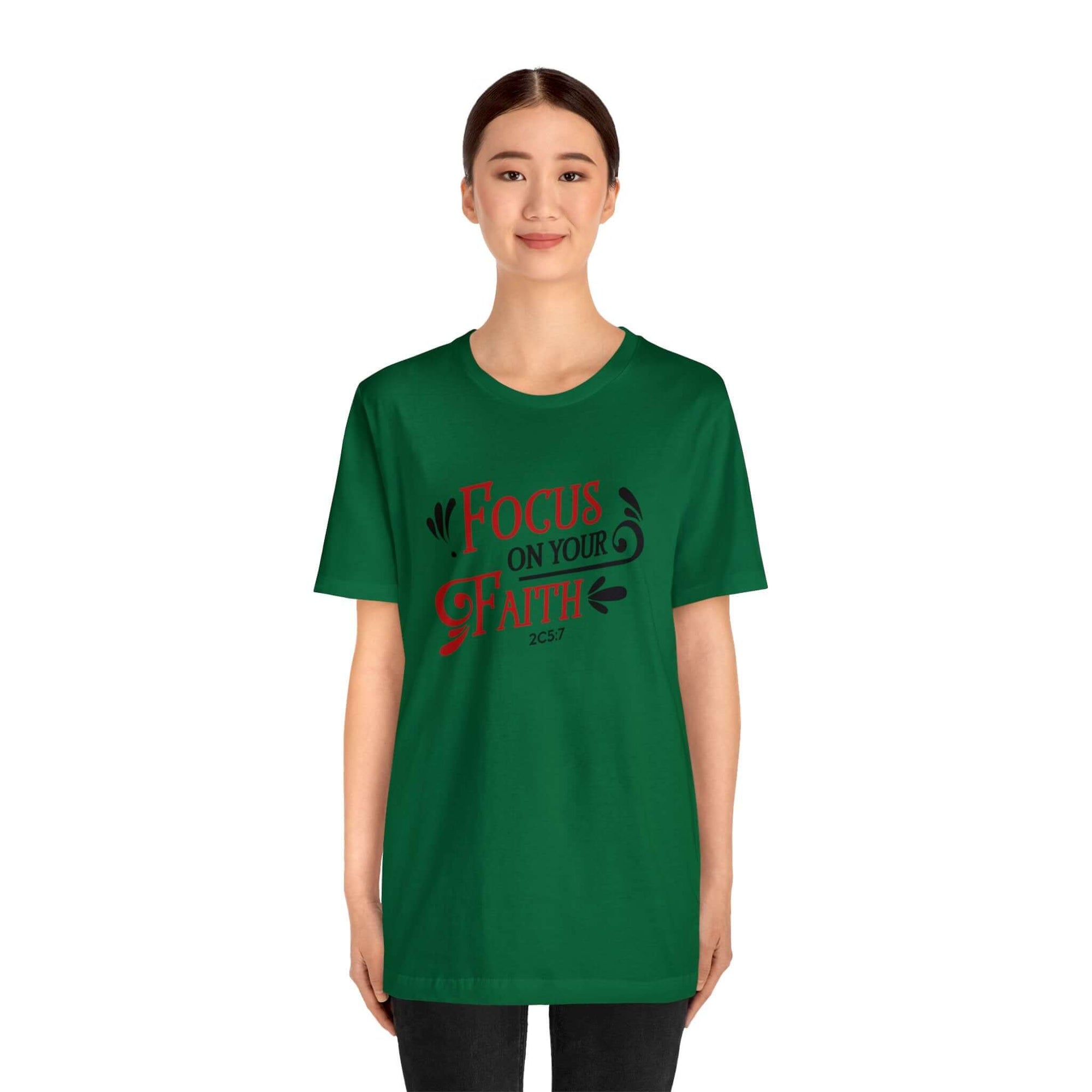 Focus On Your Faith Unisex Tee - RC’nSONS