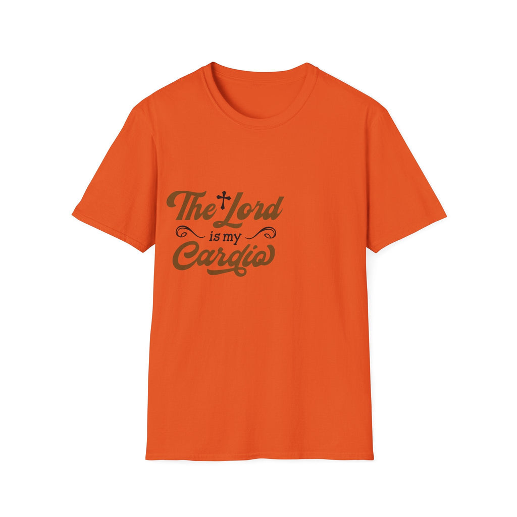 Faith-Inspired Unisex T-Shirt, The Lord is My Cardia, Christian Apparel, Spiritual Gift, Everyday Comfort Wear, Perfect for Church, [...] Printify