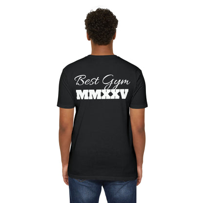 Best Gym Unisex CVC Jersey T-Shirt - Comfortable Fitness Apparel