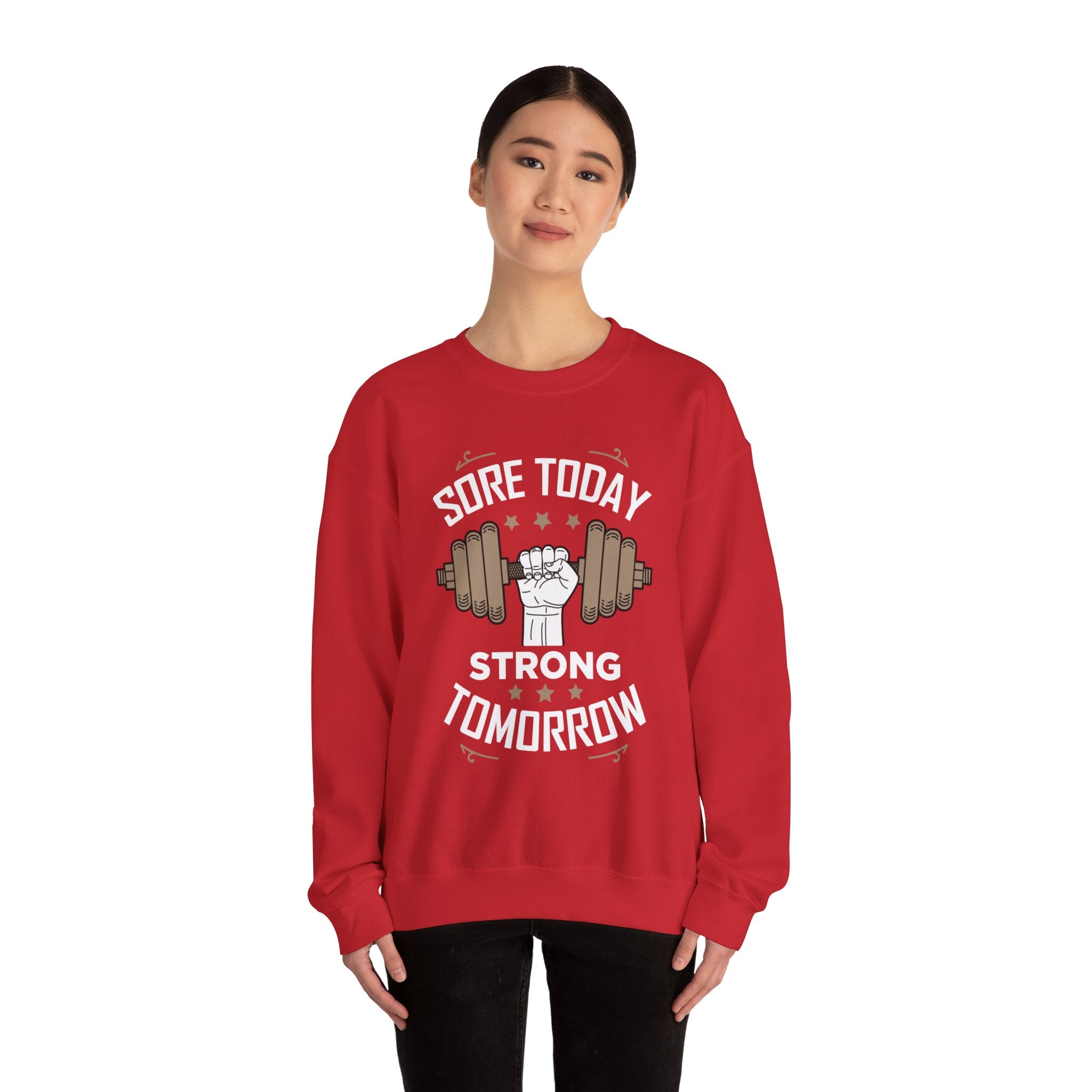 Sweat-shirt unisexe Sore Today Strong Tomorrow 