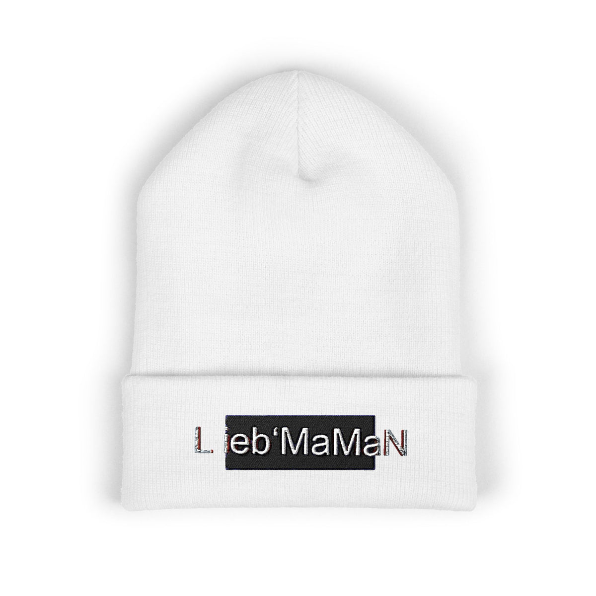 Beanie Hat with Lieb MaMaN Embroidery