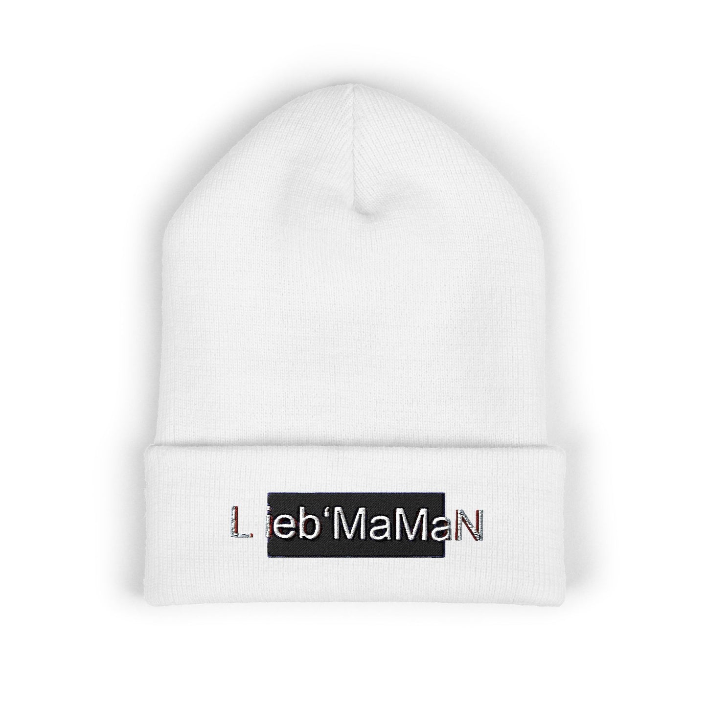 Beanie Hat with Lieb MaMaN Embroidery