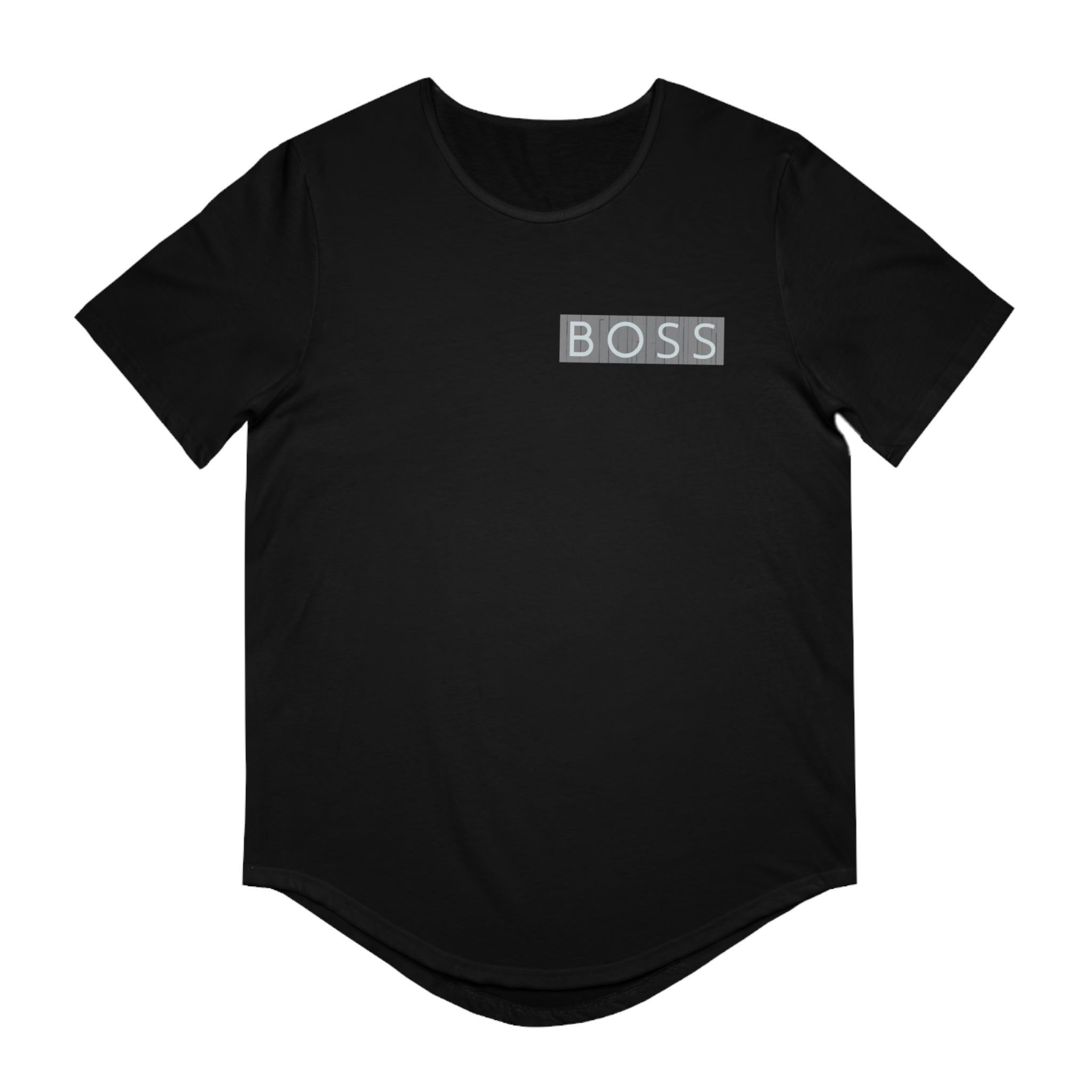 Men's Jersey Curved Hem Tee