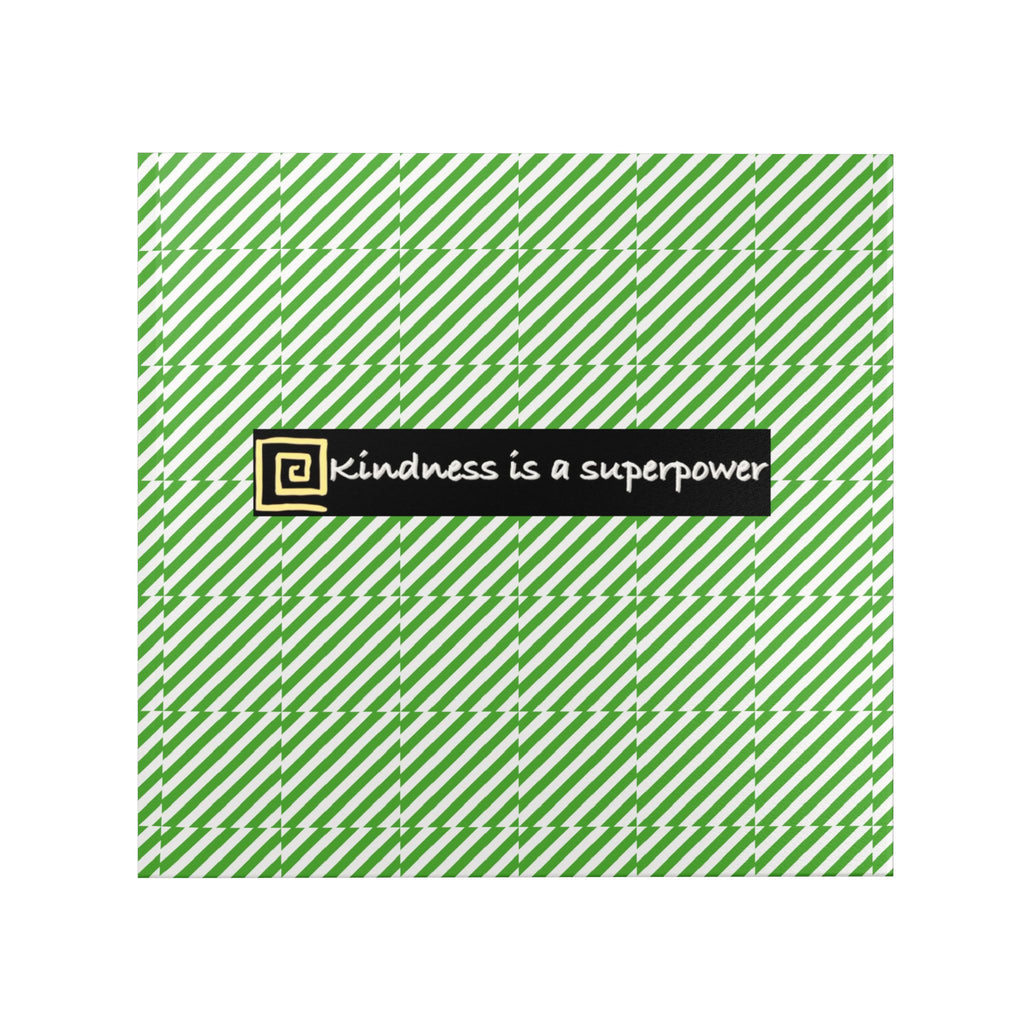 Hardcover Photo Book — Modern Green Diagonal Stripe Keepsake