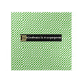 Hardcover Photo Book — Modern Green Diagonal Stripe Keepsake