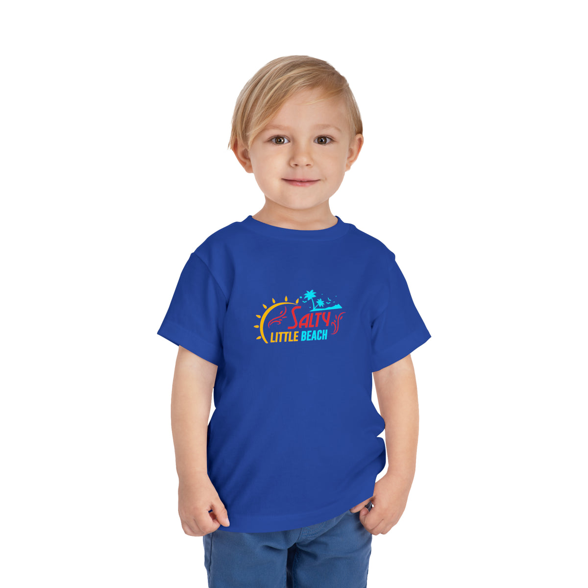 T-shirt pour tout-petits Salty Little Beach 