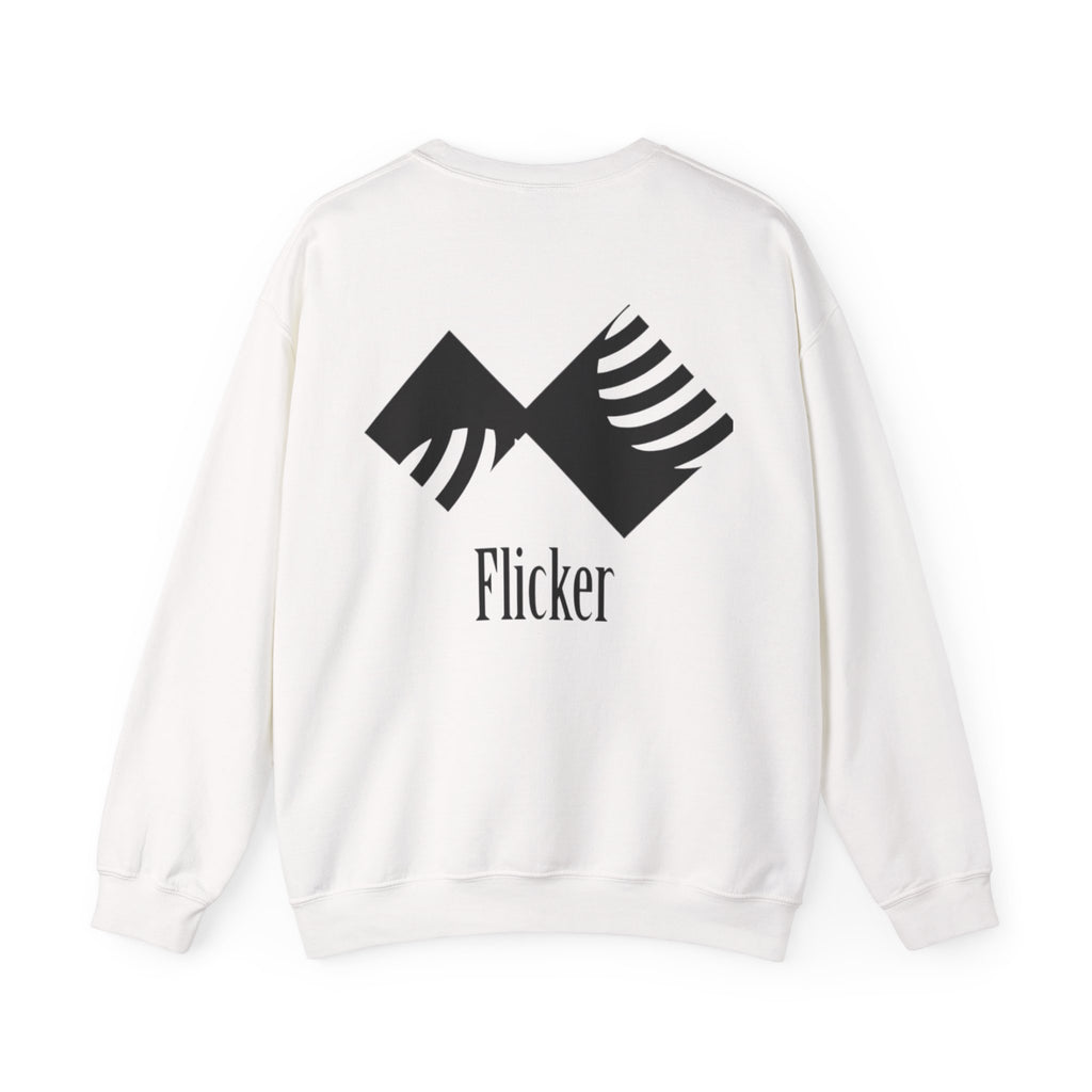 Flicker Unisex Heavy Blend Crewneck Sweatshirt - Cozy and Stylish