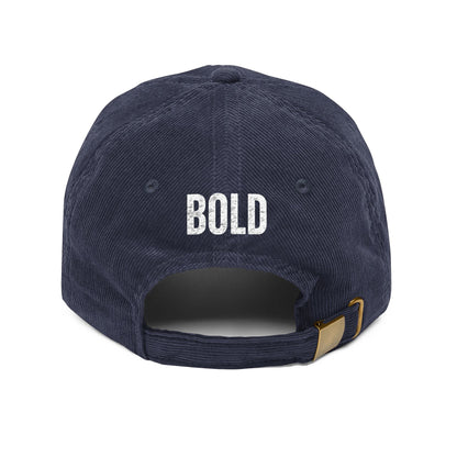 Bold Corduroy  Statement Hat, Embroidered Printify