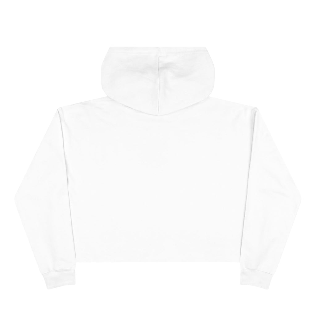 Snowflake Crop Hoodie - ' I'm with Him Let it Snow' design