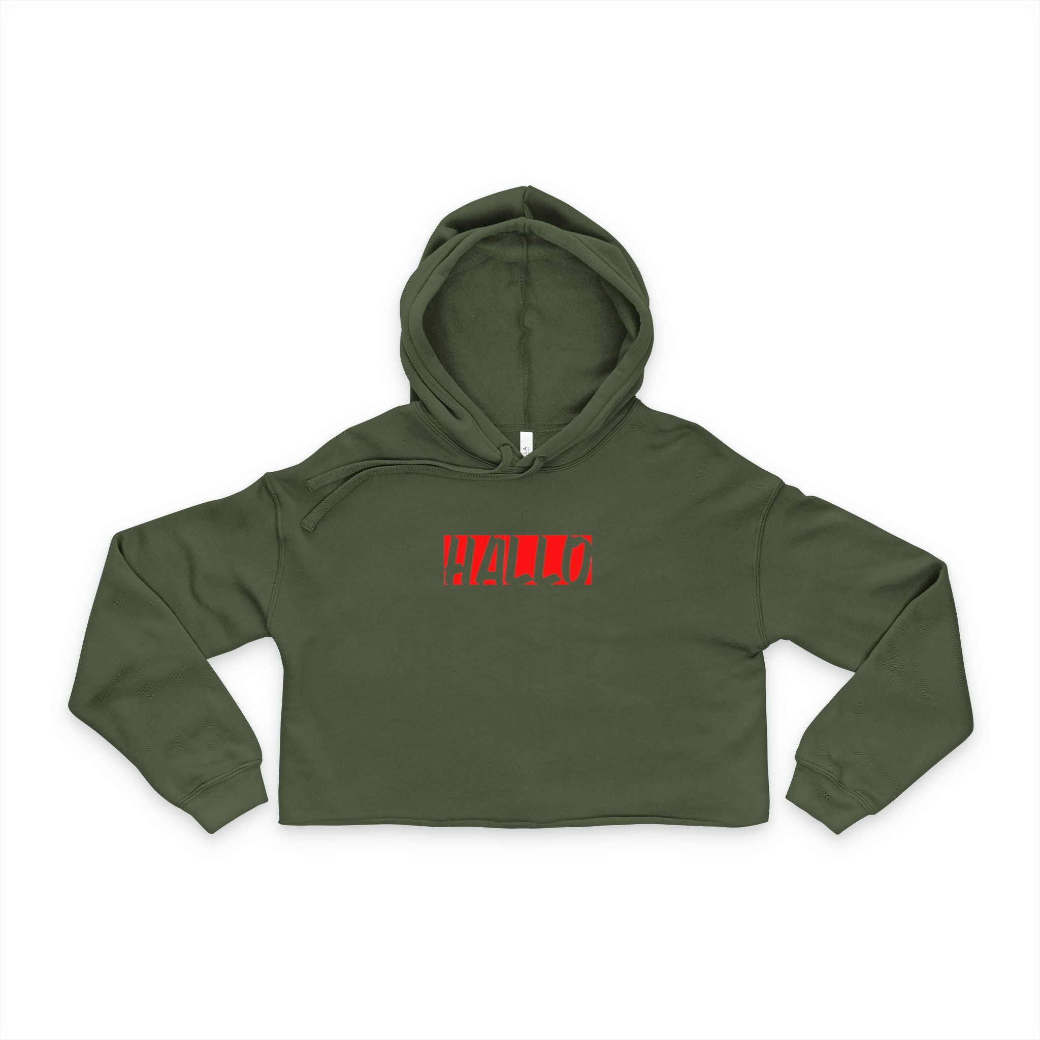 Hello! Women's Cropped Hoodie - Stylish & Comfortable Casual Wear
