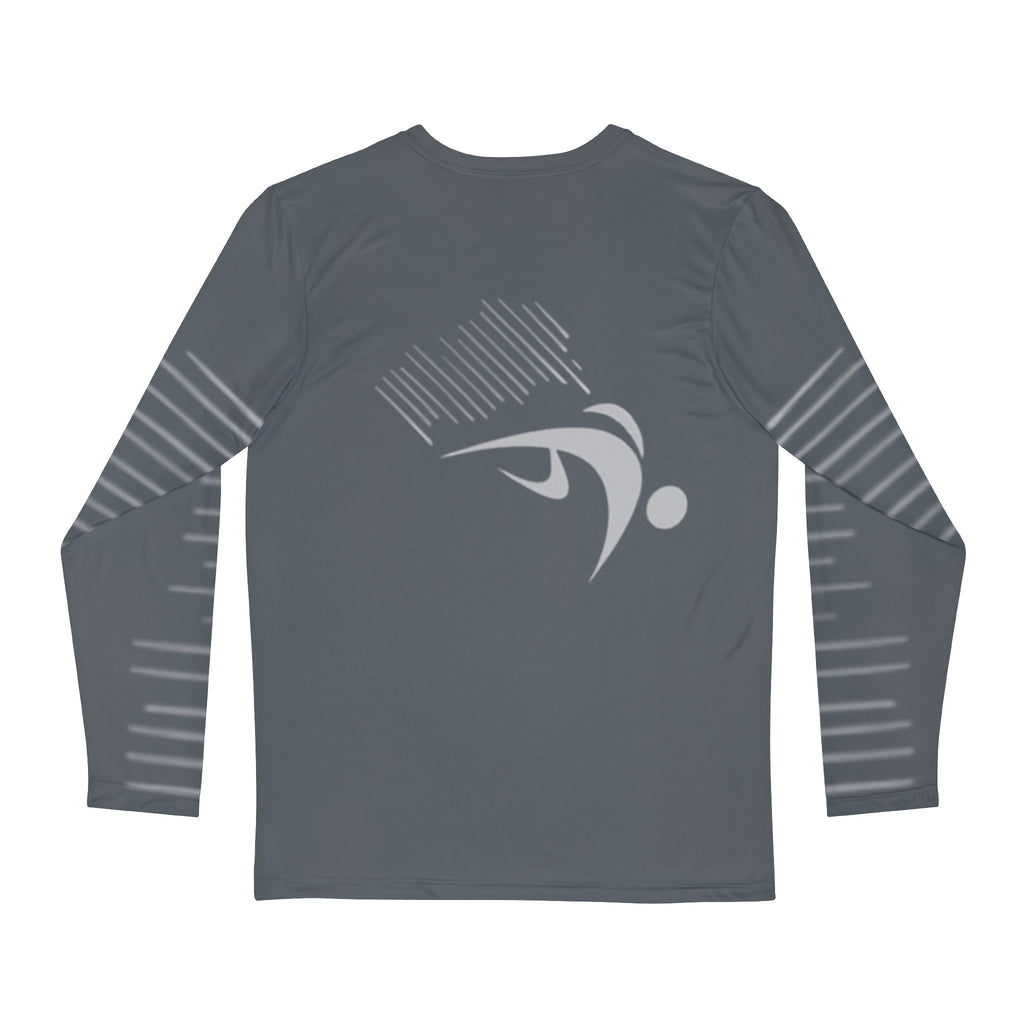 Men's Long Sleeve Performance Shirt, Athletic Tee, Sportswear, Gym Top, Fitness Apparel, Activewear, Workout Clothing