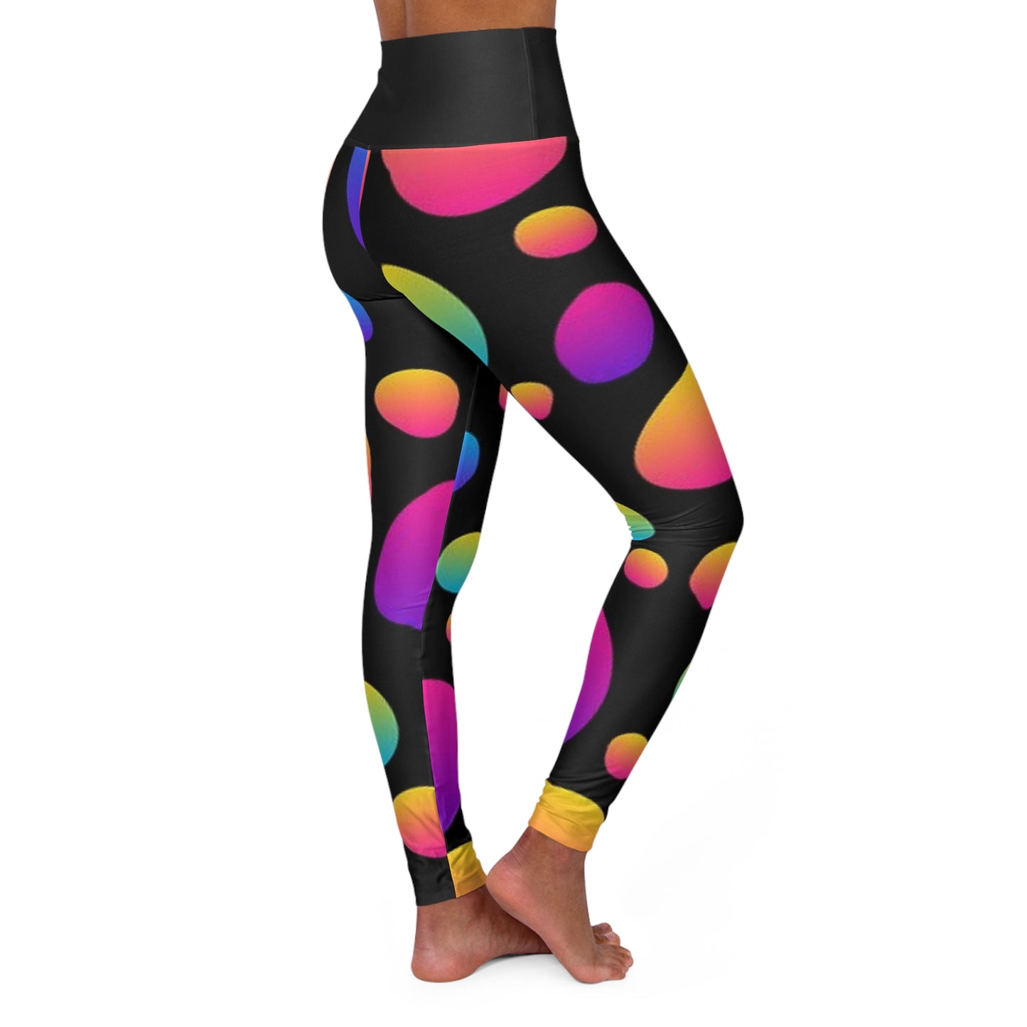High Waisted Yoga Leggings (AOP)