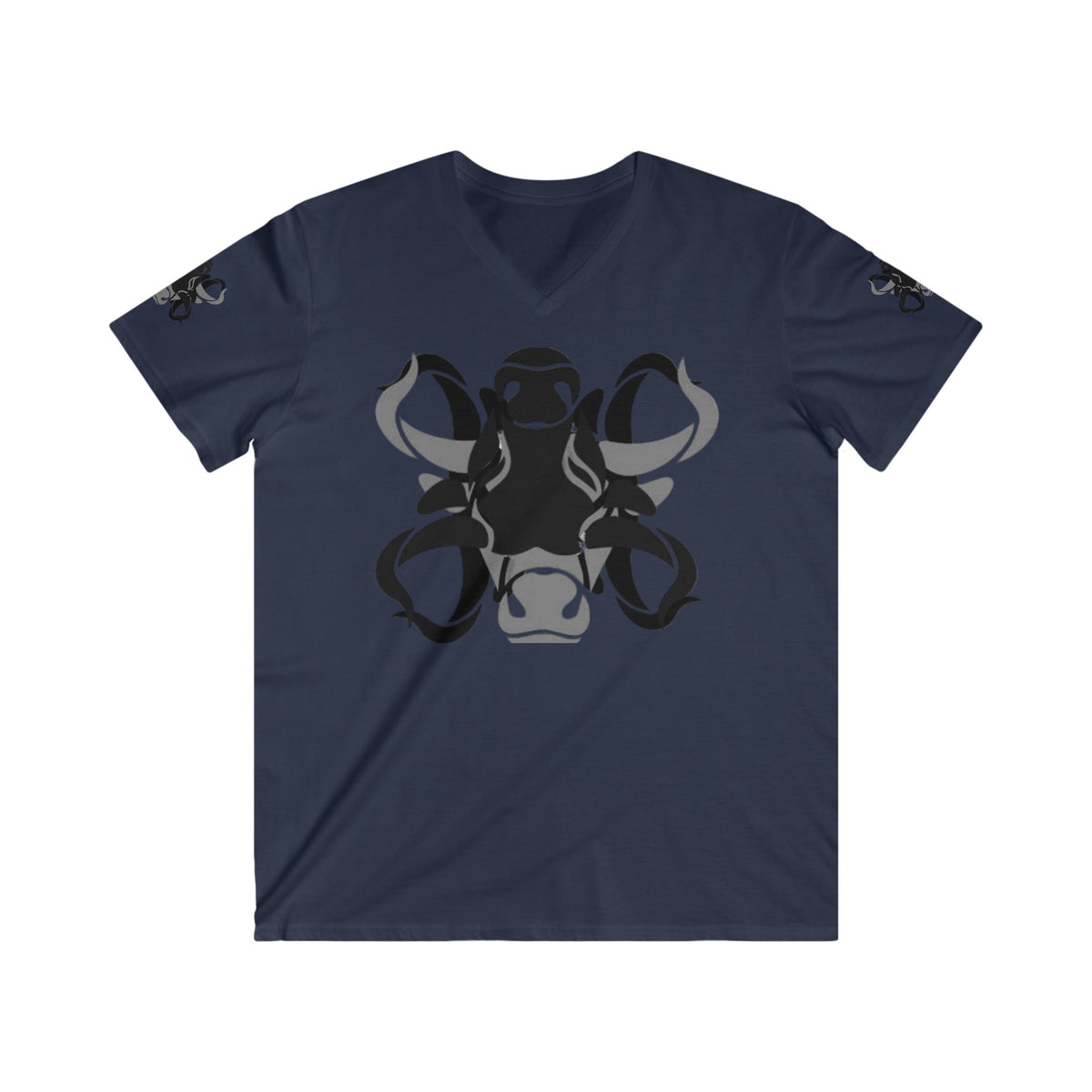 Men's Fitted V-Neck Short Sleeve Tee