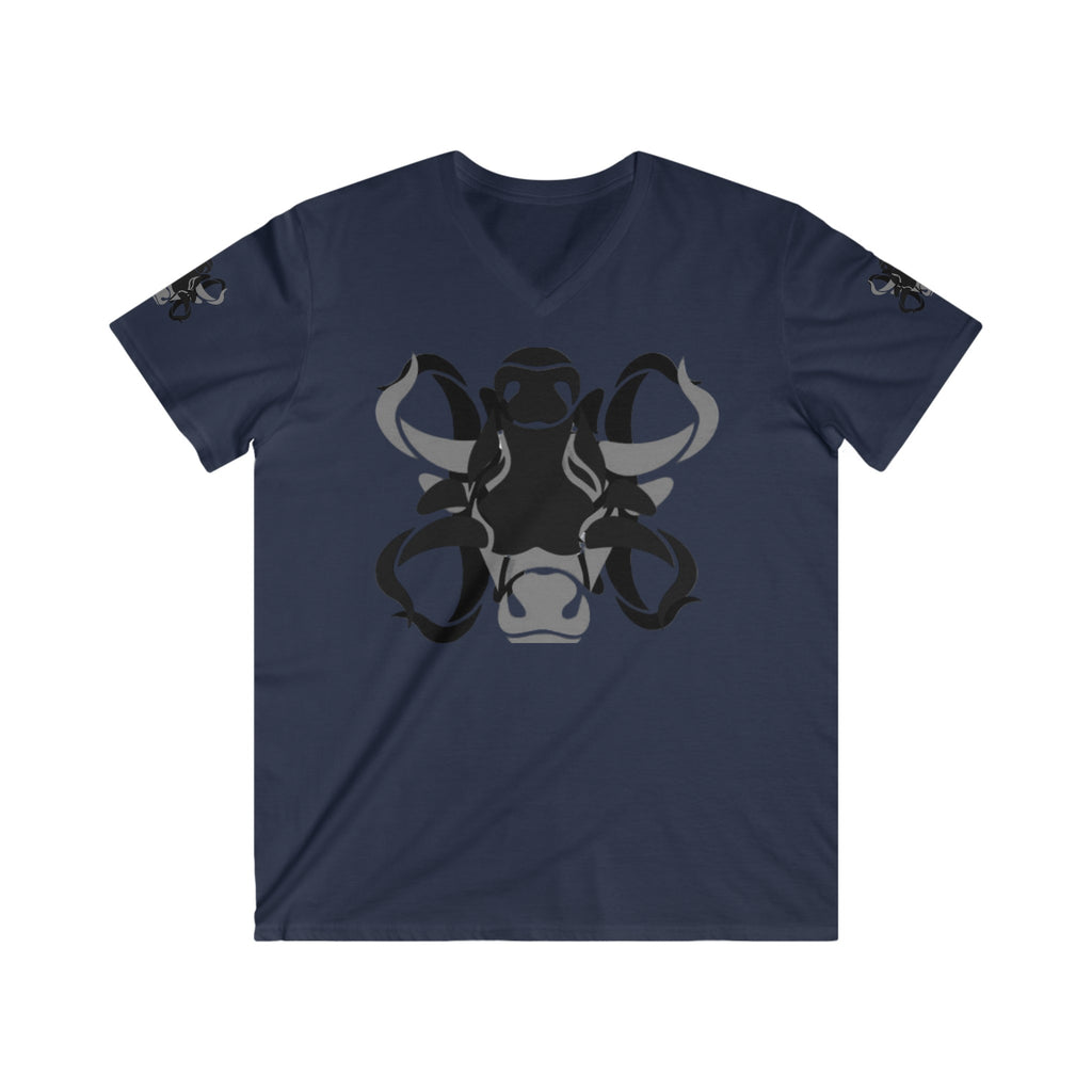 Men's Fitted V-Neck Short Sleeve Tee