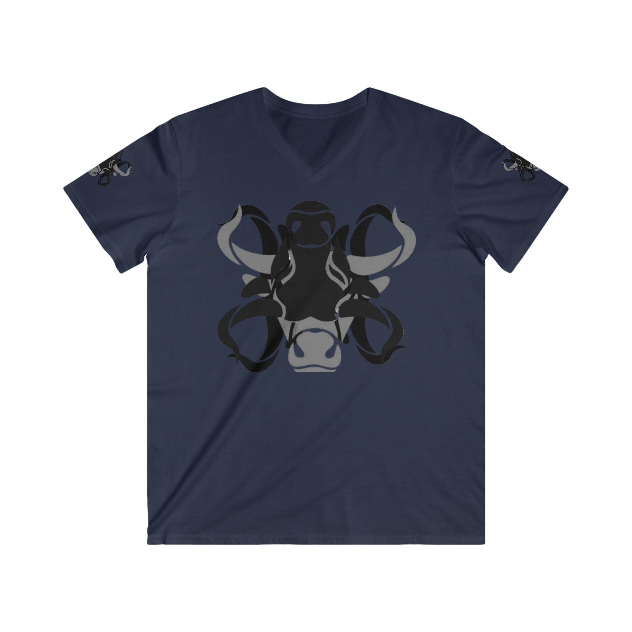 Men's Fitted V-Neck Short Sleeve Tee