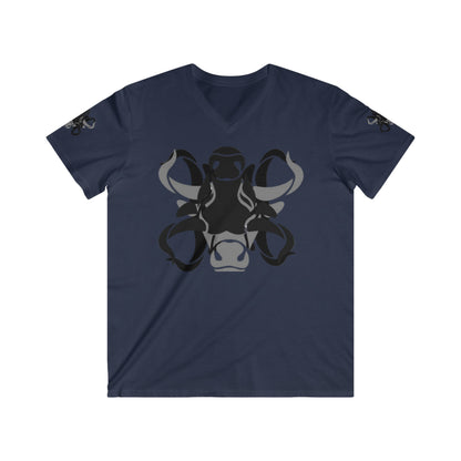 Men's Fitted V-Neck Short Sleeve Tee